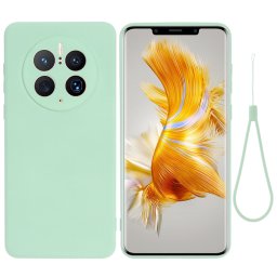 RUBBER Huawei Mate 50 Pro zöld védőburkolata