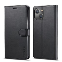IMEEKE Wallet tok Apple iPhone 14 fekete