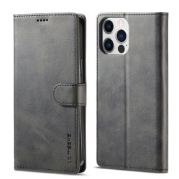 IMEEKE Wallet tok Apple iPhone 14 Pro Max fekete