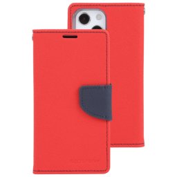 MERCURY FANCY pénztárca tok Apple iPhone 14 Plus piros
