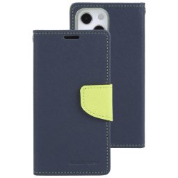 MERCURY FANCY Apple iPhone 14 pénztárca tok kék