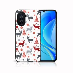 PROTEMIO MY ART borító karácsonyi dizájnnal Huawei nova Y70 DEER (068)