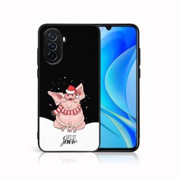 PROTEMIO MY ART borító karácsonyi dizájnnal Huawei nova Y70 LET IT SNOW (075)