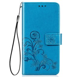 ART FLOWERS Pénztárcahuzat Samsung Galaxy Xcover Pro kék
