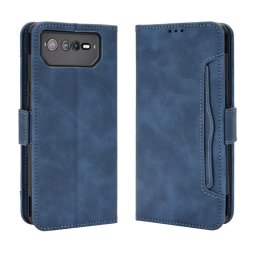 SLOT Pénztárca borító Asus Rog Phone 6 / Rog Phone 6 Pro kék