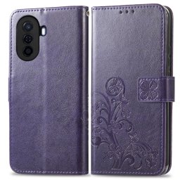 ART FLOWERS pénztárcavédő Huawei Nova Y70 lila