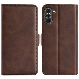 SIDE Wallet tok Huawei Nova 10 sötétbarna