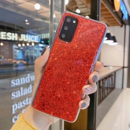 GLIT Samsung Galaxy A51 védőburkolat piros