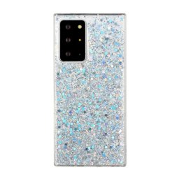 GLITTER védőtok Samsung Galaxy S20 Ultra ezüst