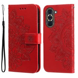 ART MANDALA Wallet tok Huawei Nova 10 Pro piros
