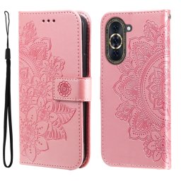 ART MANDALA Wallet tok Huawei Nova 10 Pro rózsaszín