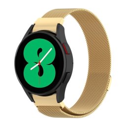 MILANESE fém szíj Samsung Galaxy Watch 5 (40mm / 44mm) 5 Pro 45mm arany