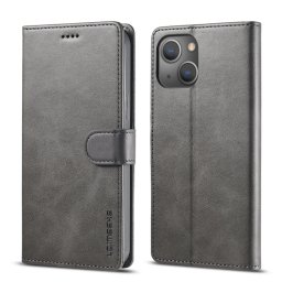 IMEEKE Wallet tok Apple iPhone 14 Plus szürke