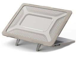 ENKAY Védőkészlet Apple Macbook Air 13 (M2 / M3 / M4) A2681 / A3313 / A3240 KHAKI-hoz