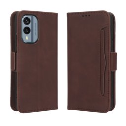 SLOT Pénztárcavédő Nokia X30 barna