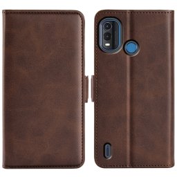 SIDE Wallet tok Nokia G11 Plus készülékhez sötétbarna