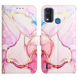 ART MARBLE pénztárcahuzat Nokia G11 Plus ROSE GOLD telefonhoz
