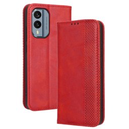 BUSINESS pénztárcavédő Nokia X30 piros
