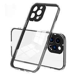 CRYSTAL Védőburkolat Apple iPhone 14 Pro Max készülékhez fekete