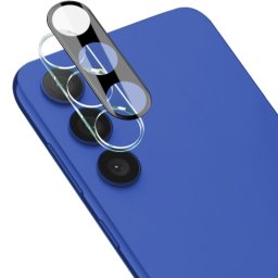 IMAK FULL COVER üveg Samsung Galaxy S23 5G / S23 Plus 5G fényképezőgéphez fekete
