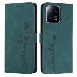 ART SMILE Pénztárca huzat vezetékkel Xiaomi 13 zöld