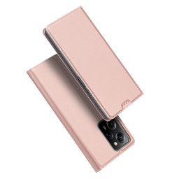 DUX Wallet tok Xiaomi Poco X5 Pro 5G rózsaszín