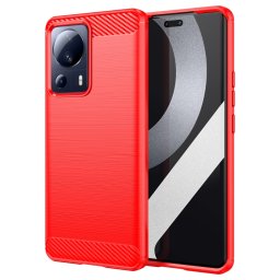 FLEXI TPU burkolat Xiaomi 13 Lite piros telefonhoz