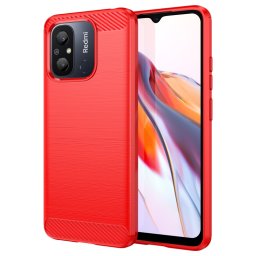 FLEXI TPU burkolat Xiaomi Redmi 12C piros telefonhoz