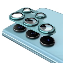 ENKAY ALU Kameraüveg Samsung Galaxy S22 Ultra 5G GREEN készülékhez