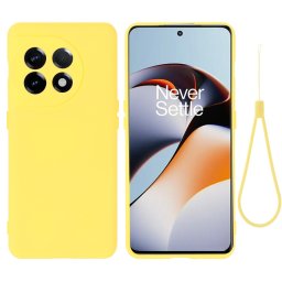 RUBBER Védőhuzat One Plus 11 5G sárga