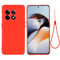 RUBBER Védőhuzat One Plus 11 5G piros
