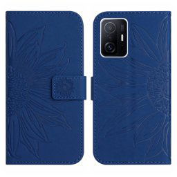 ART SUN FLOWER pénztárca tok szíjjal Xiaomi 11T / 11T Pro kék