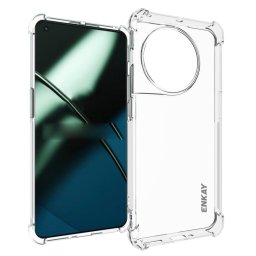 ENKAY AIRBAG Extra strapabíró huzat One Plus 11 5G átlátszó