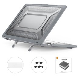 ENKAY RUGGED Védőkészlet Apple MacBook Pro 13" A1706 / A1989 / A2159 szürke színű