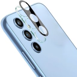 IMAK FULL COVER Üveg Samsung Galaxy A54 5G fényképezőgéphez fekete