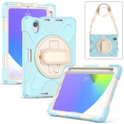 SOLID védőtok Apple iPad mini 2021-hez világoskék