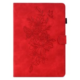 ART FLOWER Flip tok Huawei MatePad T10 / T10S piros