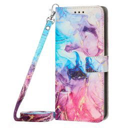ART MARBLE Pénztárca huzat szíjjal Xiaomi 13 Pro BLUE PURPLE