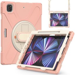 SOLID Tartós borító Apple iPad Pro 12.9 2022 / 2021 rózsaszín