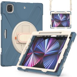 SOLID Tartós borítás Apple iPad Pro 12.9 2022 / 2021 sötétkékhez