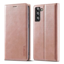 IMEEKE Wallet tok Samsung Galaxy S22 Plus 5G rózsaszín