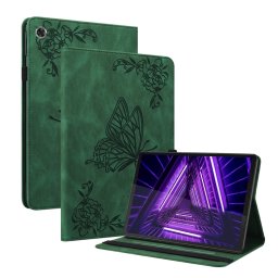 ART Flip Case Lenovo Tab M10 Plus (TB-X606F / TB-X606L / ZA5T0081CZ / ZA5V0206CZ) BUTTERFLY zöld