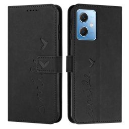 ART SMILE Pénztárca huzat vezetékkel Xiaomi Redmi Note 12 5G fekete