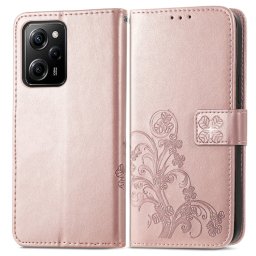 ART FLOWERS Pénztárcahuzat Xiaomi Poco X5 Pro 5G világos rózsaszín