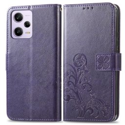 ART FLOWERS Pénztárcahuzat Xiaomi Redmi Note 12 5G lila telefonhoz