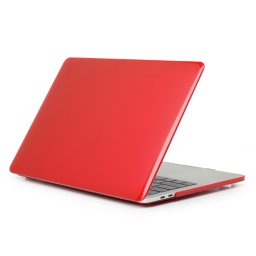 CRYSTAL Műanyag borítás Macbook Air 13 (M2 / M3 / M4) A2681 / A3113 / A3240 piros