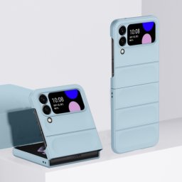 STEPS Védőburkolat Samsung Galaxy Z Flip 4 5G világoskék