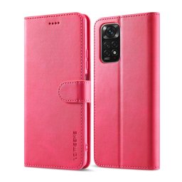 IMEEKE Wallet tok Xiaomi Redmi Note 12 Pro 5G rózsaszín
