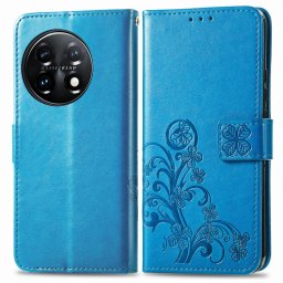ART FLOWERS Pénztárcahuzat One Plus 11 5G kék