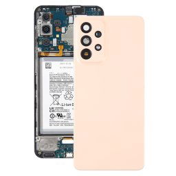 Eredeti Hátlap (akkumulátor fedél) Samsung Galaxy A33 5G narancssárga